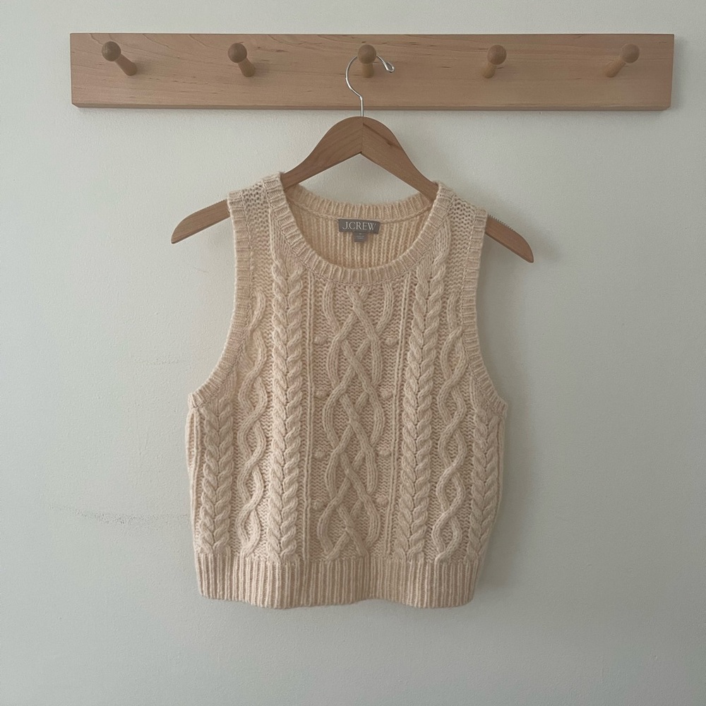 J. Crew Cable Sweater Vest